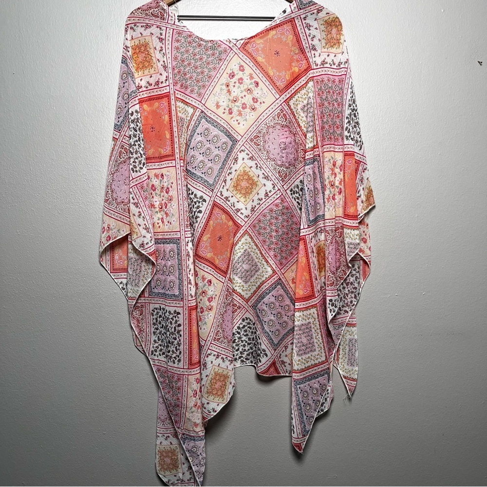 Earthbound Women Mixed Print Patchwork Floral Dus… - image 7